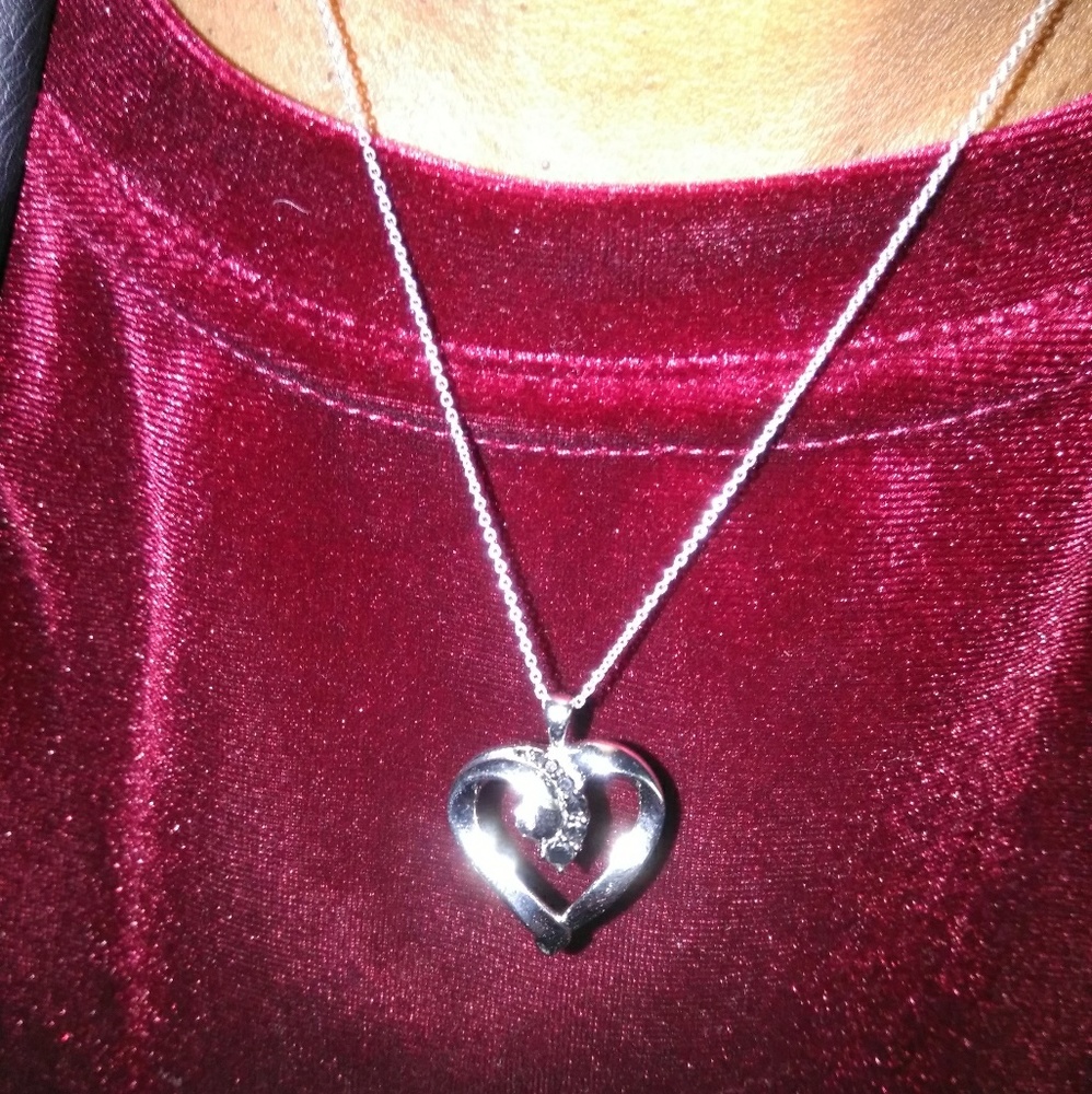 Sterling silver black diamond